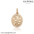 33161 Xuping simple coin gold pendant fashionable import jewelry from China without stone
